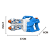  LINDA TOYS Double Nozzle Water Gun Toy Outdoor Play Plastic Game Toys Kid Set Graffiti Water Gun Toy Shooting Distance 8-10M LD-225BT