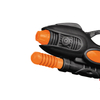 LINDA TOYS Black Plastic Water Gun With Logo Print Kids Water Pool Swimming Pool Water Play Guns for Children 34CM 540ML LD-757H