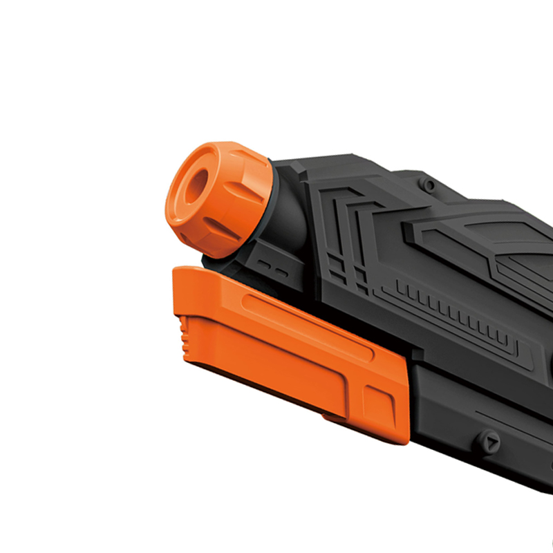 LINDA TOYS 50CM 1000ML Summer Toy Outdoor Black Water Gun Plastic Large Capacity Single Spray Water Gun Shooting Distance 8-10M LD-838H