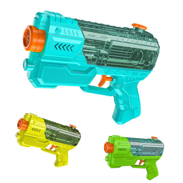LINDA TOYS Colorful Mini Transparent Small Water Gun Children Outdoor Battle Water Shooting Cheap Water Gun for Kids LD-710