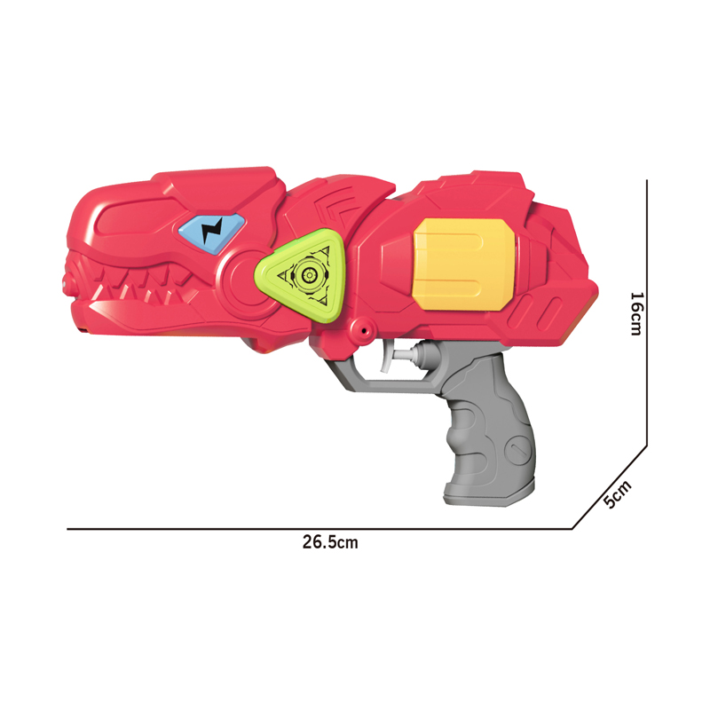 LINDA TOYS New Dinosaur Water Gun Toy for Kids Outdoor Water Toys for Kids Garden Games Gift Water Gun Toys Shooting Distance 6-8M LD-2524B