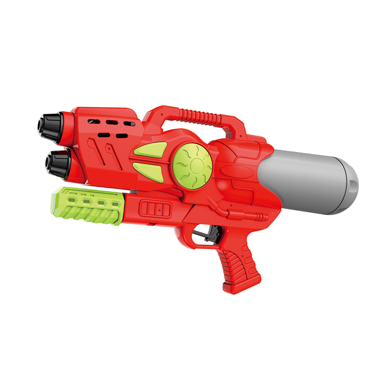 LINDA TOYS Double Nozzle 47CM 900ml Water Gun Summer Swimming Pool Outdoor Air Gun Beach Game Toys Plastic Water Gun Toy LD-215X