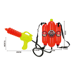 LINDA TOYS 2520ML Large Capacity Backpack Water Gun Fire Extinguisher Hot Selling High Quality Plastic Firefighter Water Guns Backpack LD-585X