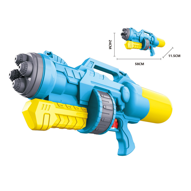 LINDA TOYS Pistola De Agua Juguete Summer Outdoor Kids Toys Children Shooting Pressure Pistol Water Gun Toy Shooting Distance 8-10M LD-878L
