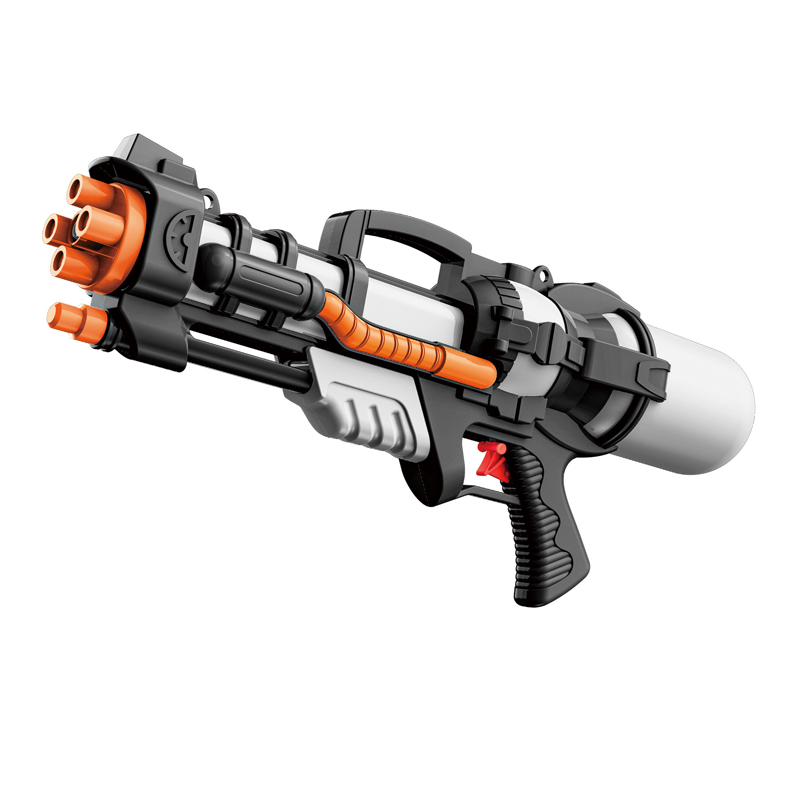 LINDA TOYS Long Distance Automatic Big Water Gun Toys Cool High Powered BeachSupply Squirt Outdoor for Adults Kids 49CM 750ml LD-777H