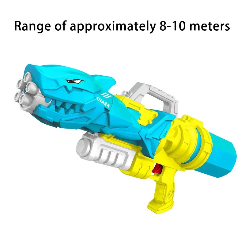 LINDA TOYS Hot Sell Custom Water Pistol Beach Swimming Toy Children Kids Plastic Water Spray Gun Toys Shooting Distance 8-10M LD-236B