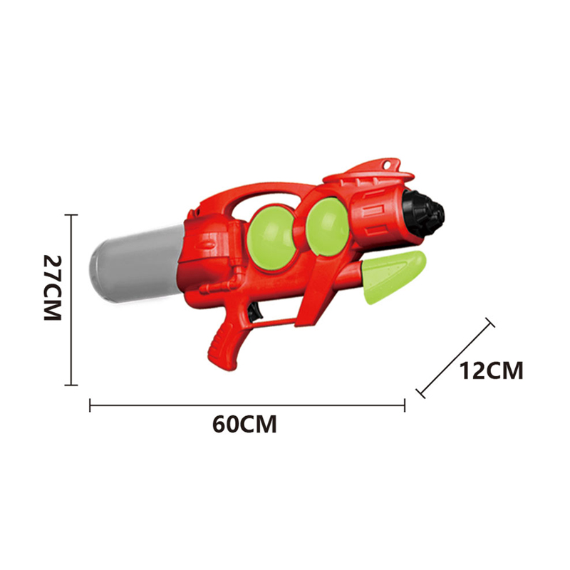 LINDA TOYS 60CM 1950ml Water Capacity Water Gun Fighter Toy Beach Game Toys Water Shooting Gun for Kids Summer Outdoor Toys LD-222X