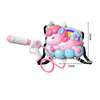 LINDA TOYS 23CM 1600ML Unicorn Backpack Water Gun Blaster Water Gun Beach Toy And Outdoor Sports Toy LD-1008A