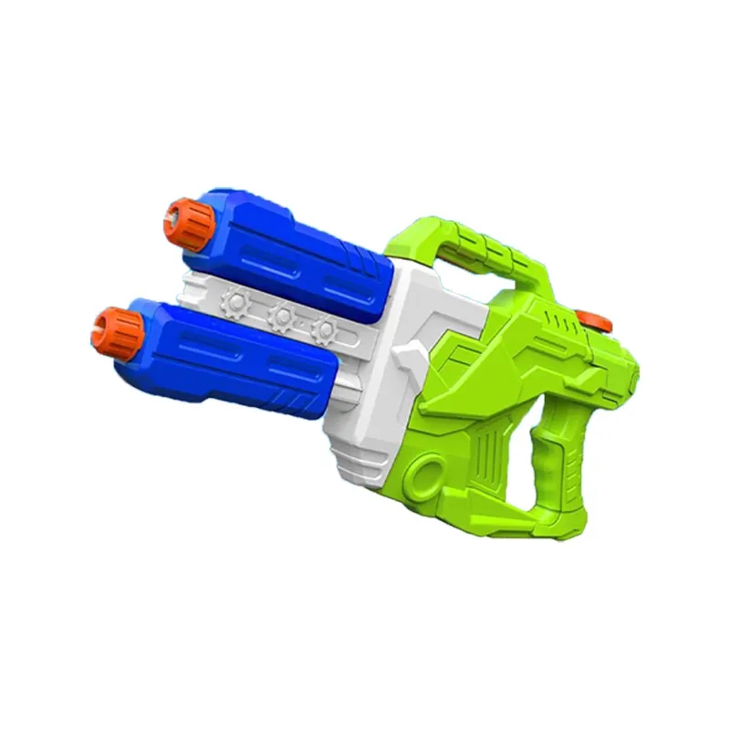LINDA TOYS Hot Selling Outdoor Toys Water Gun Summer Toys Big Size Double Nozzle Suction Gun Water Gun for Kids Shooting Distance 8-10M LD-225B
