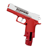 LINDA TOYS Plastic Pistol Water Gun Summer Beach Toys Plastic Water Toy for Kids Playing Shooting Distance 6-8M LD-205C