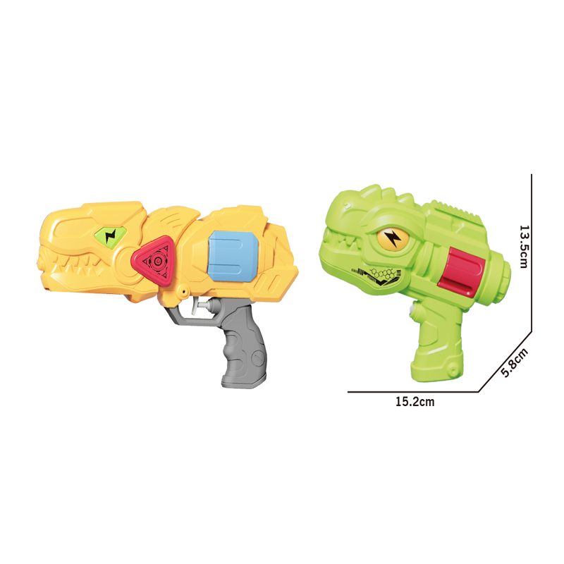 LINDA TOYS Outdoor Summer Spray Dinosaur Beach Plastic High Pressure Water Gun Toy Animal Crocodile Plastic Water Gun for Kids LD-2520B