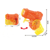 LINDA TOYS Summer Scrawl Water Gun Toy Squirt Gun Toy for Kids Outdoor Swimming Pool Sand Playing Rotating Transparent Small Water Gun LD-302B