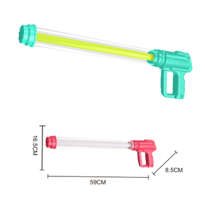 LIAND TOYS 59 CM High Pressure 30-hole Little Waist Water Flower, Firework Wate-Hole Gatling Water Pump Plastic Beach Play Toy LD-5003A