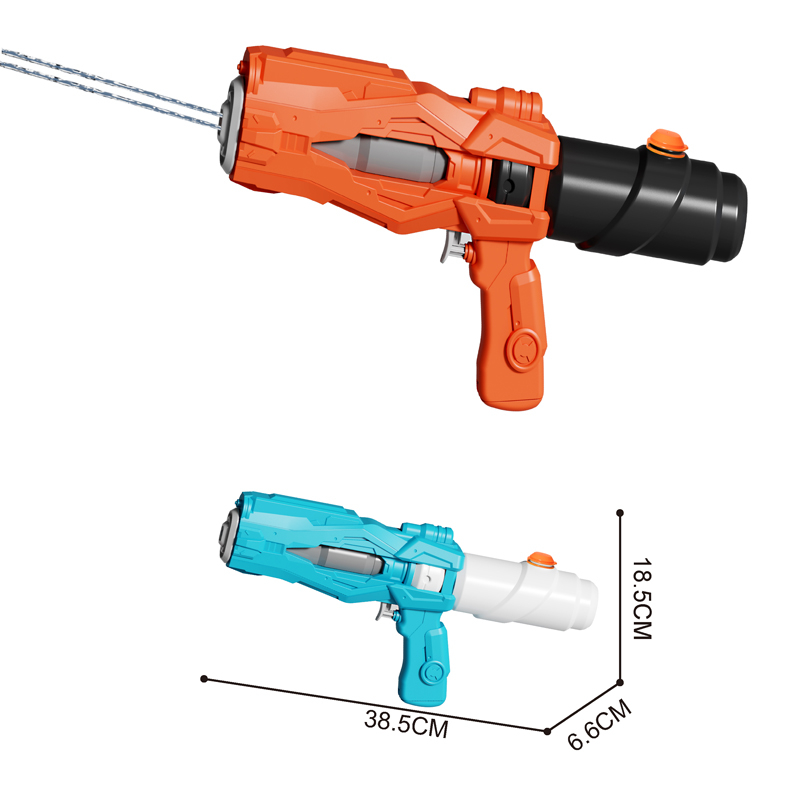 LINDA TOYS 38CM Double Nozzle water gun Hot Sale Water Gun Toys Kids Beach Outdoor Toy Power Blaster Water Gun Summer Toy LD-304A