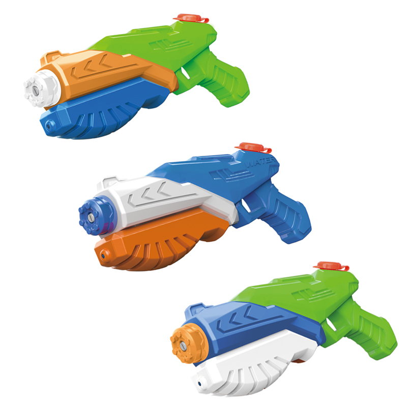 LINDA TOYS Outdoor Portable Shooting Water Guns Toys Summer Plastic Children 30CM 400 ML Water Gun Toy Shooting Distance 6-8M LD-515A