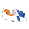 LINDA TOYS High Quality Large Capacity Water Gun with Long Range Shooting Feature , 3 Styles Water Gun Mixde Display Box LD-2502B