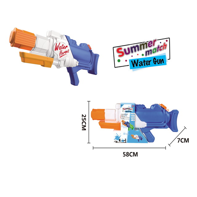 LINDA TOYS High Quality Customized Swimming Pool Beach Children Water Shooting Plastic Toys Guns Outdoor Water Gun Toy LD-535B