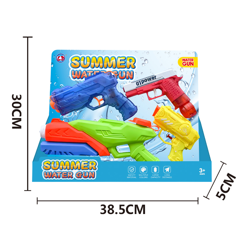 LINDA TOYS Plastic High Pressure Spray Super Soaker Shooter Water Gun Toy Summer Outdoor Air Pressure Water Gun Toy for Kids LD-2516B