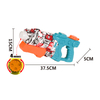 LINDA TOYS Manual Water Absorption 4 in 1 Multifunctional Outdoor Toy Graffiti Water Gun Children's Shark Bubble Gun Toy LD-2503B