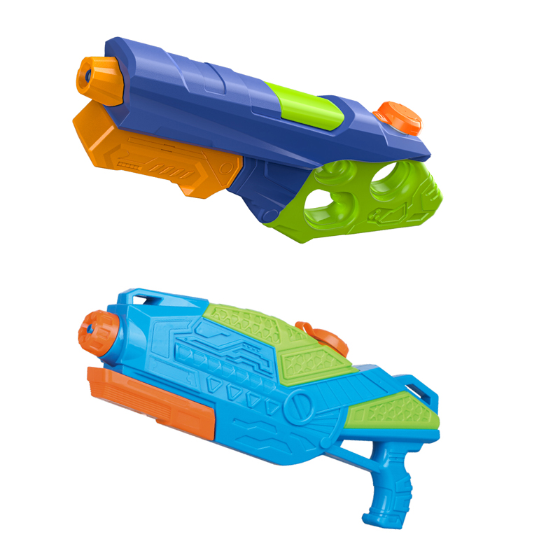 LINDA TOYS Kids Summer Water Blasting Gun Toy Pump High Pressure Water Gun Outdoor Pool Beach Water Soaker Blaster Super Squirt Guns Toy LD-2505B