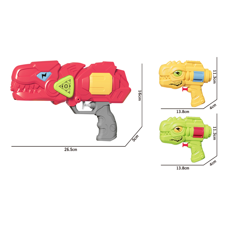 LINDA TOYS New Dinosaur Water Gun Toy for Kids Outdoor Water Toys for Kids Garden Games Gift Water Gun Toys Shooting Distance 6-8M LD-2524B