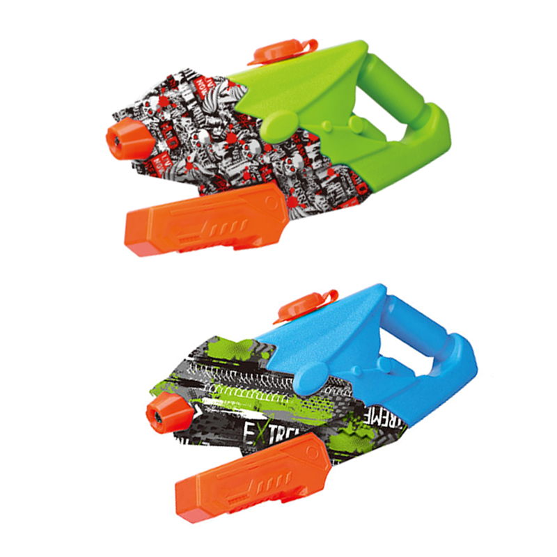 LINDA TOYS 37CM 950ML Quality Long Range Graffiti Water Gun Big Capacity High Pressure Water Spray Shooting Gun for Pool Beach Water gun LD-828T