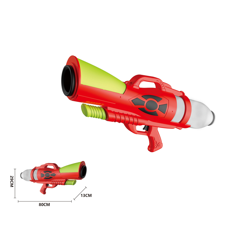 LINDA TOYS 80CM 2780ML CSummer Outdoor Plastic Play Toys Children Pump-action Long Range Water Pistol Water Gun for Kids LD-118X