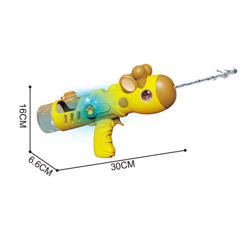 LINDA TOYS280ML Outdoor Electric Deer-shaped Light-up Water Gun Toys Shooting Game Summer Beach Animal Plastic Kids Water Gun LD-992D