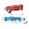 LINDA LD-990D Dual-head Shooting Children's Water Gun Toy, Automatic Water Suction, Large-capacity Water Tank for Powerful Long-range Shooting