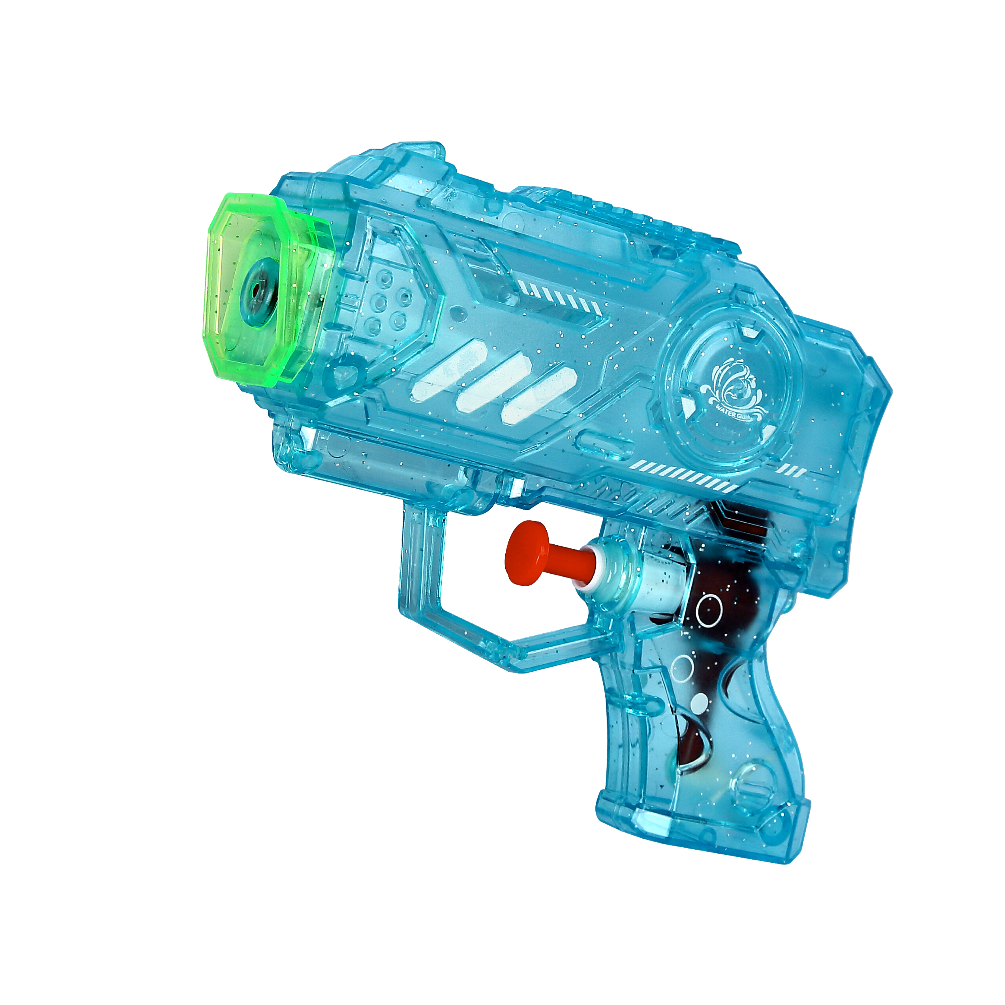 LINDA TOYS Summer Outdoor Mini Small Plastic Water Gun Toy Baby Bath Toys Kindergarten Interactive for Kids Shooting Distance 6-8M LD-201C