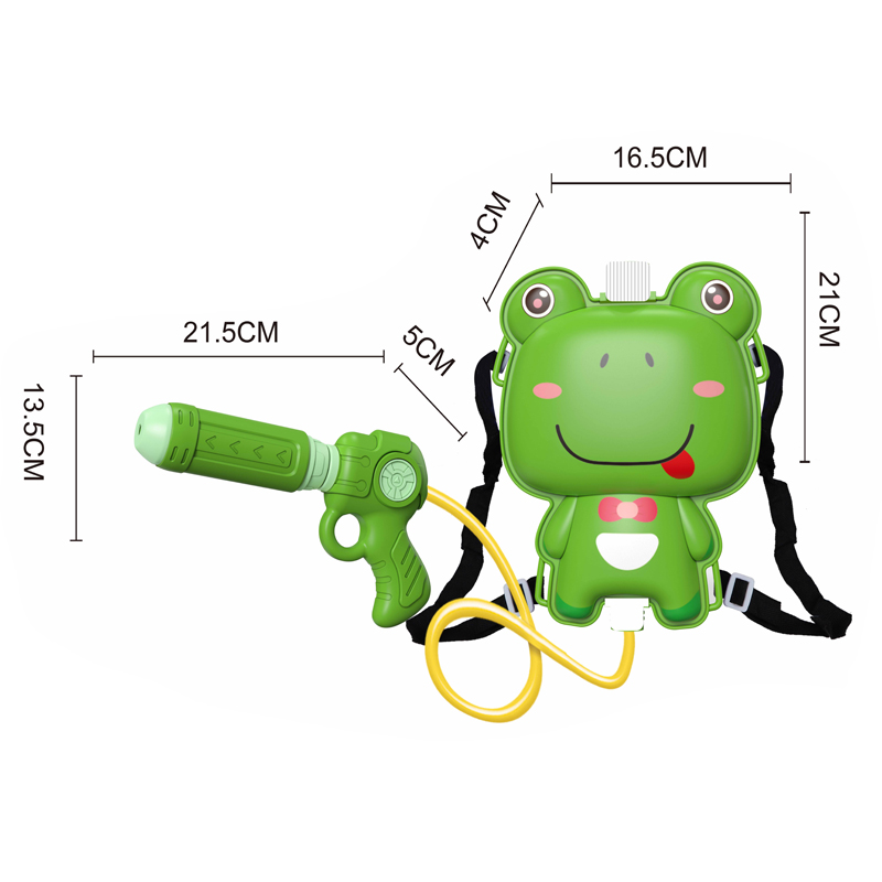 LINDA TOYS Cartoon Monkey Plastic Water Blaster Stuffed Water Animal Toys for Kid Swim Summer Toy Outdoor Sport Shooting Games Brown LD-1006B