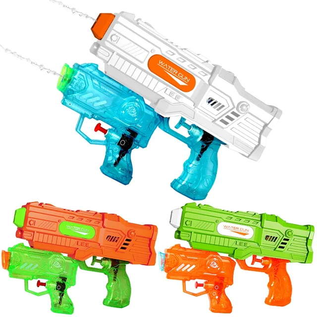 LINDA TOYS Hot Sales Detachable Water Pistol Blaster Toy Gun for Summer Outdoor Shooting Game Shooting Distance 6-8M LD-204A