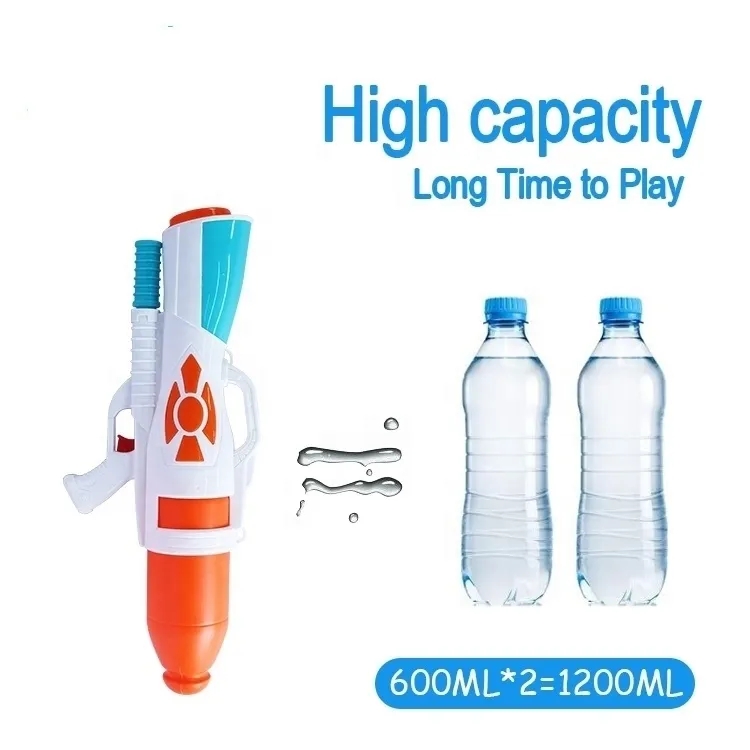LINDA TOYS Summer Water Gun Toy 1250ML Large Capacity for for Kids Outdoor Plastic Summer Toys Kids Water Gun LD-218