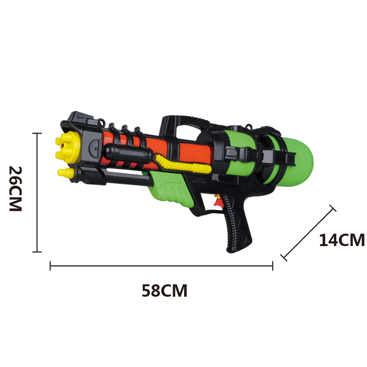 LINDA TOY 58CM 1080ML Hot Sale Summer Kids Plastic Large Capacity air Pressure Pump Shooter Toy Big Water Gun for Children LD-117A