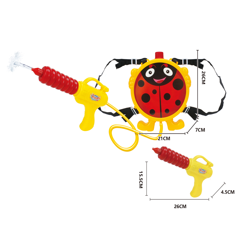 LINDA TOYS Large Capacity Backpack Water Gun Plastic Summer Outdoor Play Water Shoot Gun Toys Beach Swimming Pool Backpack Water Gun Toy LD-717A