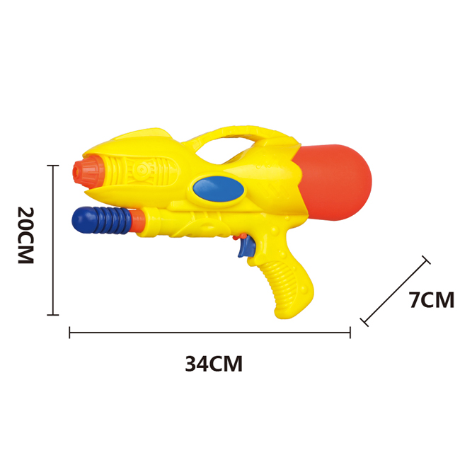 LINDA TOYS 34CM 420ML Hot Sale Safety Material Unisex Newest Summer Beach Summer Games Toys Hot Sell Water Gun for Kids LD-757A