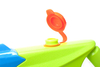 LINDA TOYS Hot Sale Factory Direct Price White Blue 37CM Children Play Summer Beach Bath Air Pressure Water Pistol Squirt Toys 950 Ml Water Gun LD-828A
