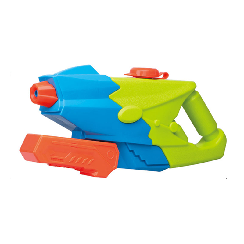 LINDA TOYS Hot Sale Factory Direct Price White Blue 37CM Children Play Summer Beach Bath Air Pressure Water Pistol Squirt Toys 950 Ml Water Gun LD-828A