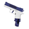 LINDA TOYS Plastic Pistol Water Gun Summer Beach Toys Plastic Water Toy for Kids Playing Shooting Distance 6-8M LD-205C