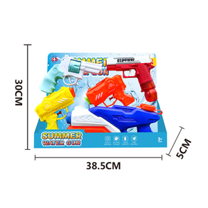 LINDA TOYS Summer Outdoor Family Interactive Pull-Out Spray Water Pistol High Capacity Super Water Gun Toy for Adults Kids LD-2515B