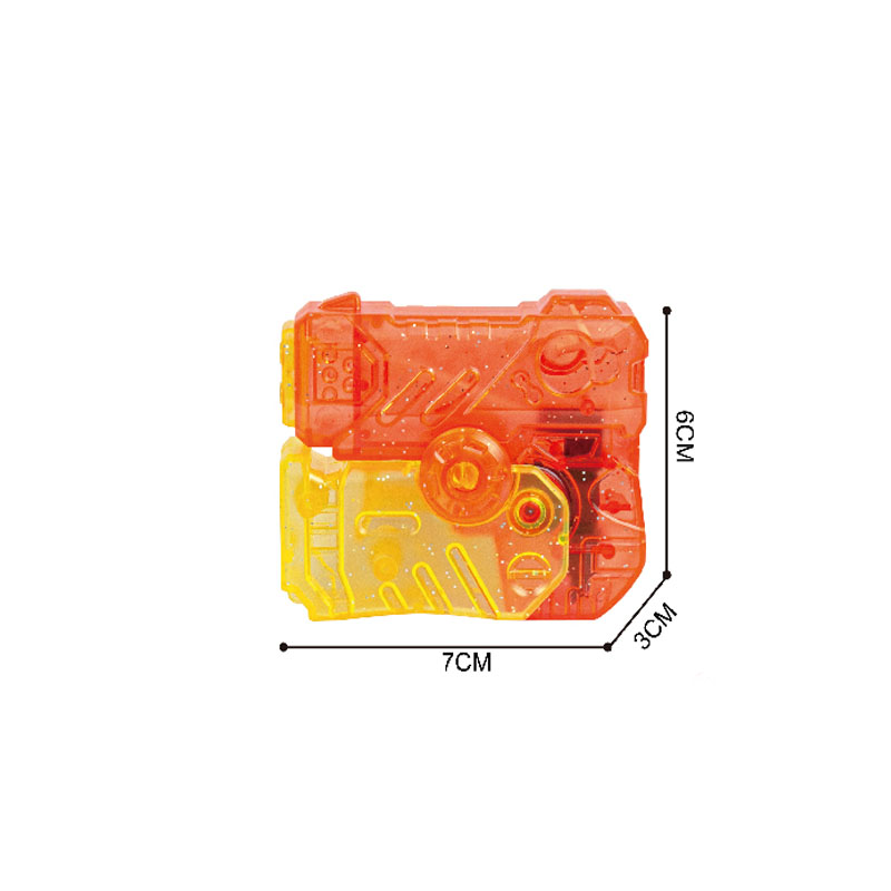 LINDA TOYS Summer Scrawl Water Gun Toy Squirt Gun Toy for Kids Outdoor Swimming Pool Sand Playing Rotating Transparent Small Water Gun LD-302B