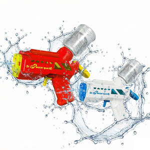 LINDA TOYS 17cm Small Water Gun Toys 350ml with A Water Bottle Water Gun Toy for Kids Small Play Toy for Baby Boys and Girls LD-708A