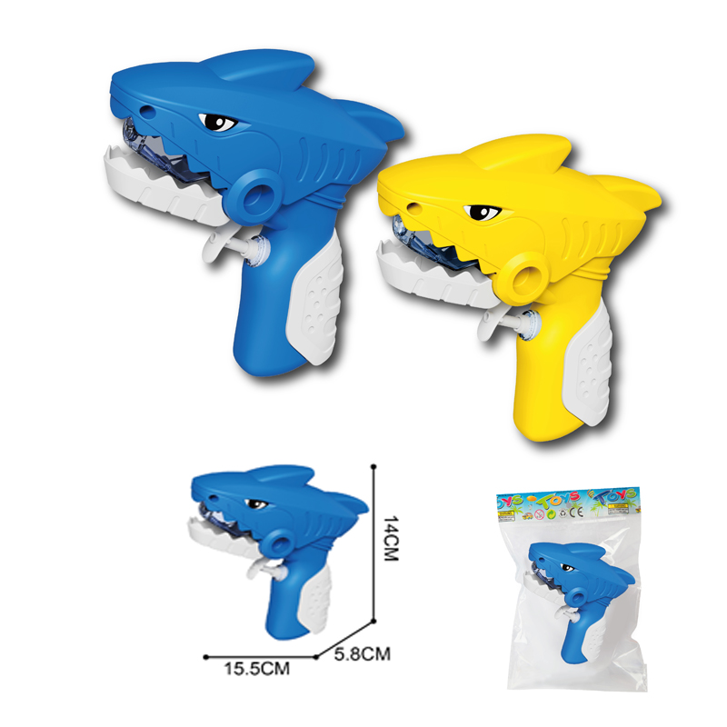 LINDA TOYS New Small Water Gun Bite Finger Mouth Mechanical Dinosaur Water Gun Children's Toy Summer Water Gun LD-206