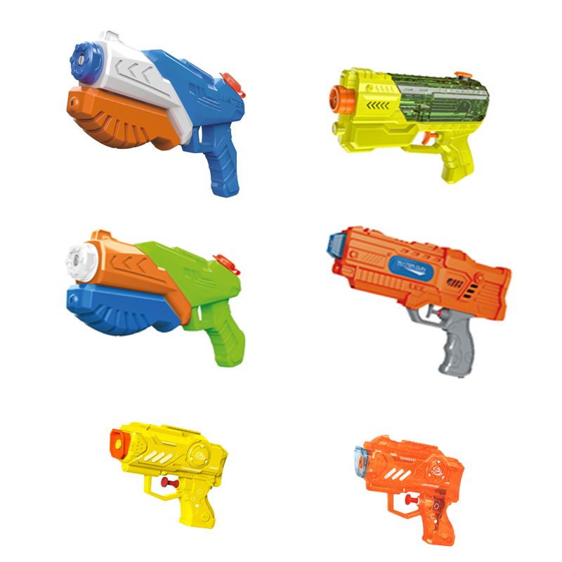 LINDA TOYS Kids Summer Water Blasting Gun Toy Pump High Pressure Water Gun Outdoor Pool Beach Water Soaker Blaster Super Squirt Guns Toy LD-2507B