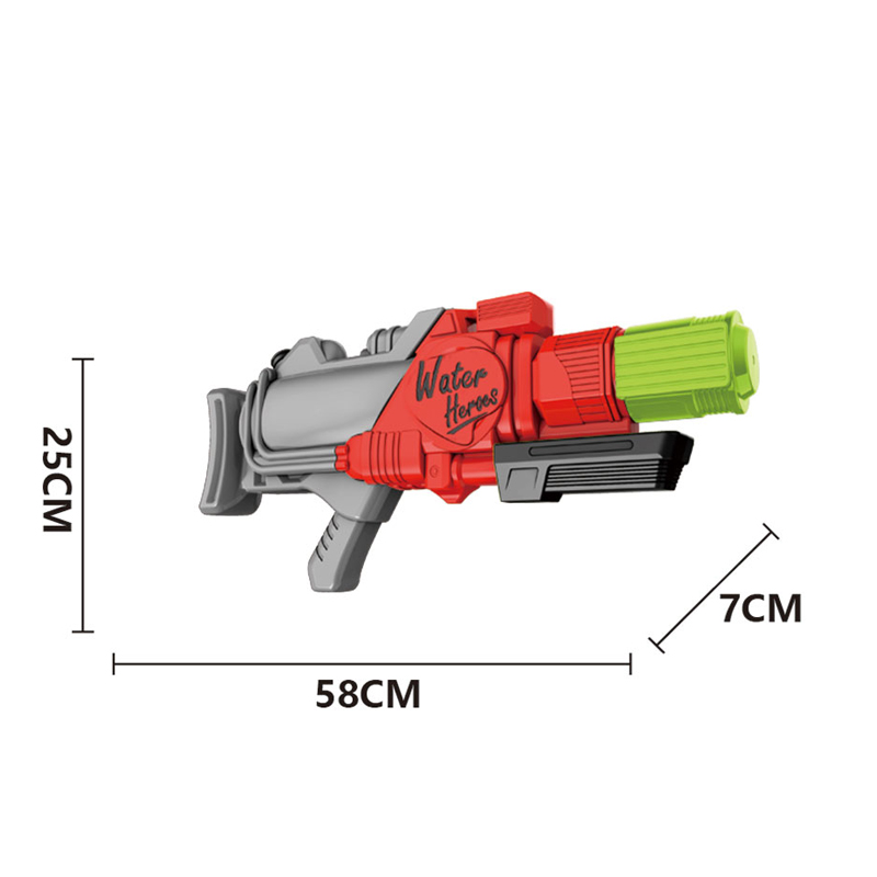 LINDA TOYS 58CM Summer Beach & Sand Toy 1850ML Large Capacity Automatic Spray Water 2750ML Water Fight Game Toys Gun Adult LD-535X