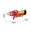 LINDA TOYS 80CM 2780ML CSummer Outdoor Plastic Play Toys Children Pump-action Long Range Water Pistol Water Gun for Kids LD-118X