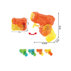LINDA TOYS Summer Toys Small Water Gun Rotating Finger Transparent Water Gun (4-color Mixed Set) Water Gun New for Kids Toys LD-302