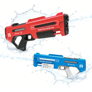 LINDA LD-990D Dual-head Shooting Children's Water Gun Toy, Automatic Water Suction, Large-capacity Water Tank for Powerful Long-range Shooting