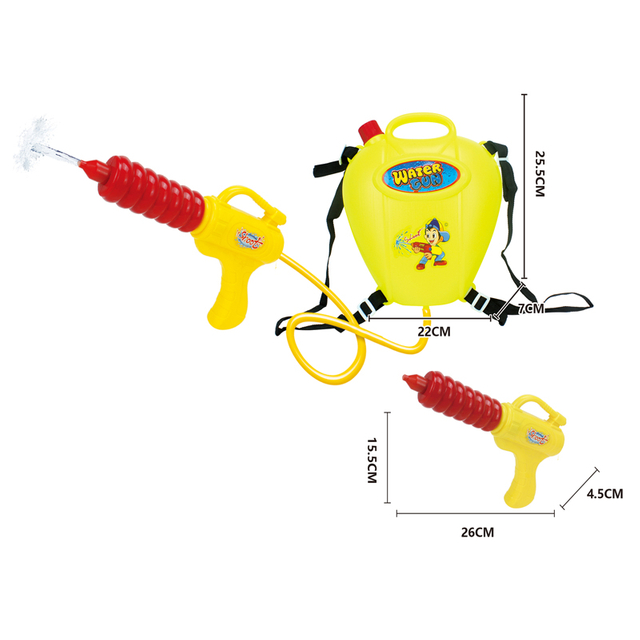 LINDA TOYS Water Gun Backpack Pump - High Capacity Squirt Gun Soaker Blaster with Long Range Tank, Pool, and Beach Play Toys LD-737A