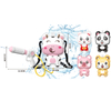 LINDA TOYS New Style Summer Cartoon Backpack Water Gun Children Toy Animals Water Blaster Soaker Outdoor Beach Pool Fight Gun Toy for Kids LD-1005B